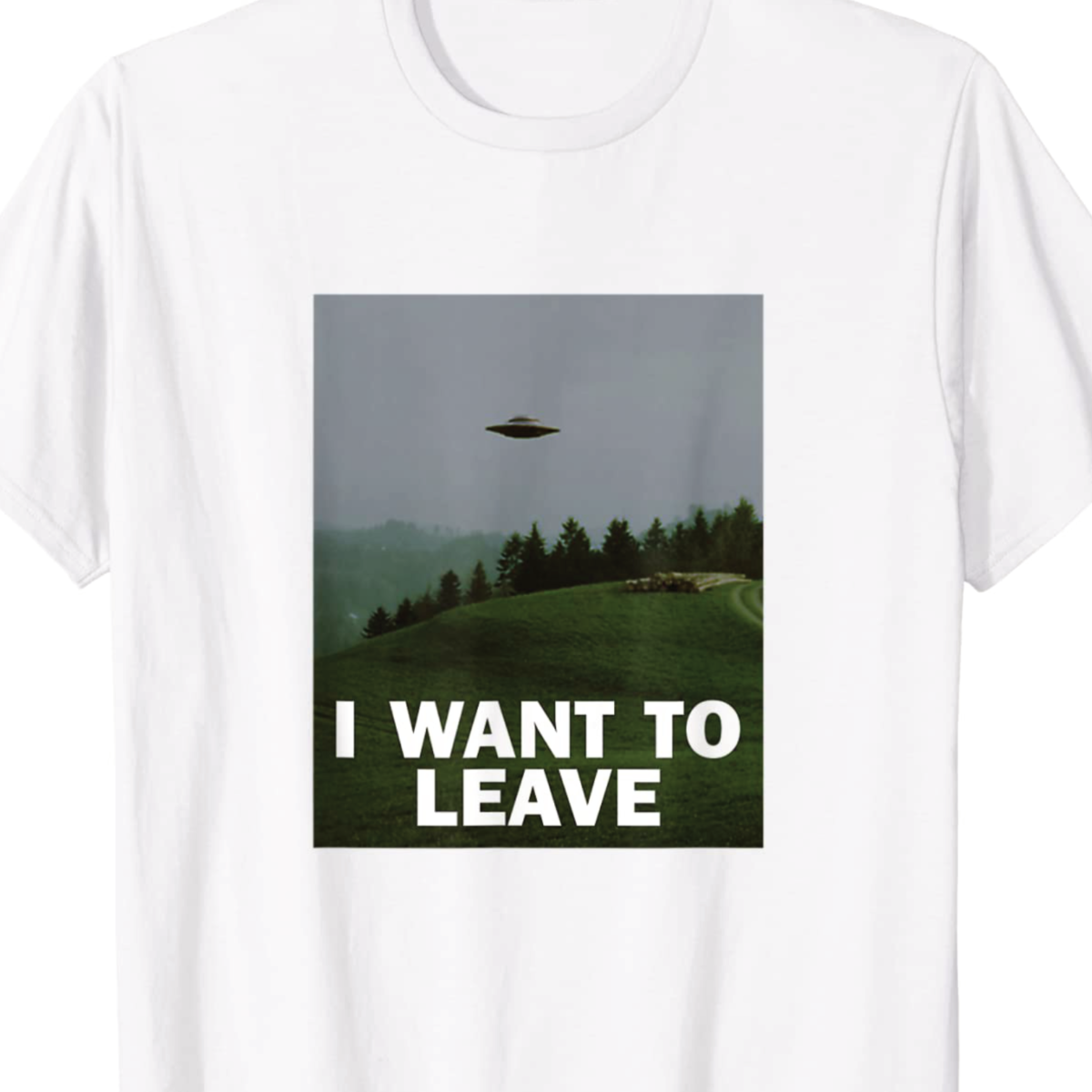 "I WANT TO LEAVE" Mood T-Shirt