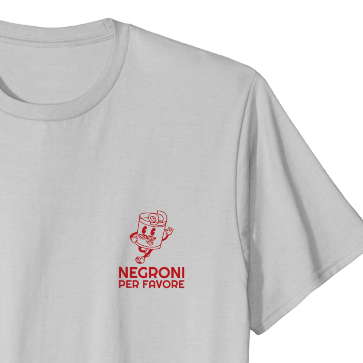 "Negroni per favore" Front Print T-Shirt